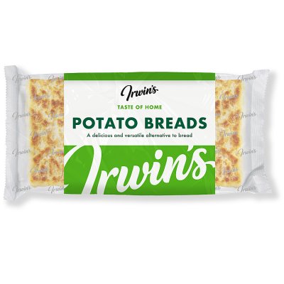 Irwin's Together 4 Potato Slims potato bread 4 pack (British brand)