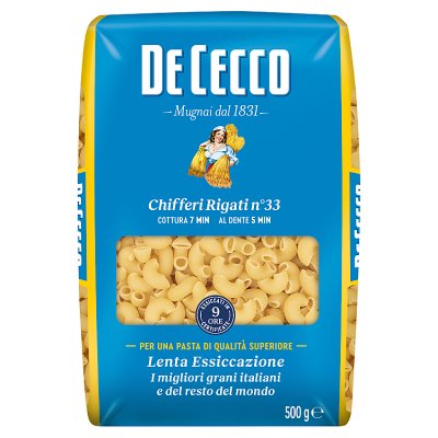 De Cecco chifferi rigati pasta 500g (British brand)