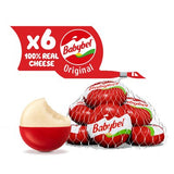 Babybel Original cheese snack 6x20g (British brand)