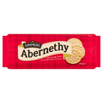 Simmers Abernethy Scottish biscuits 250g, UK version