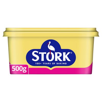 Stork vegan baking spread 500g, imported from the UK