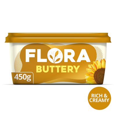 Flora Buttery spreadable butter alternative 450g (British brand)