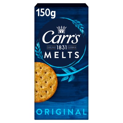 Carr's Melts Original crackers 150g - British product