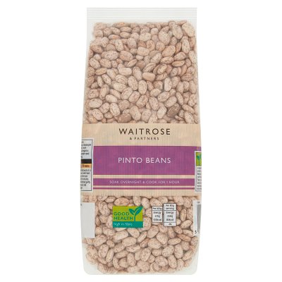 Waitrose dried pinto beans 500g bag (British brand)