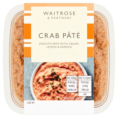 Waitrose Crab Pâté 115g - British product