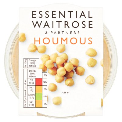 Waitrose Essential houmous 300g, imported from the UK