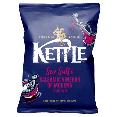 Kettle crisps sea salt and balsamic vinegar 40g, UK version