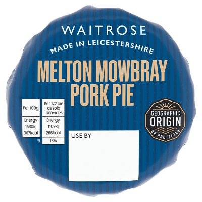 Waitrose Melton Mowbray pork pie 145g (British brand)