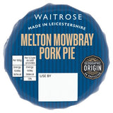Waitrose Melton Mowbray pork pie 145g (British brand)