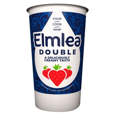 Elmlea double cream alternative vegetarian 270ml (British brand)