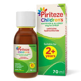 Piriteze childrens hayfever and allergy syrup 70ml - British product