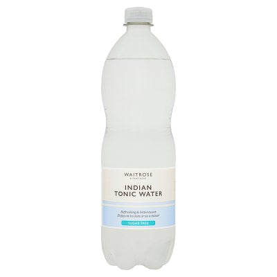 Waitrose Indian tonic water sugar free 1 litre (British brand)
