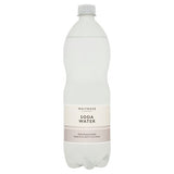 Waitrose soda water 1L bottle, imported from the UK