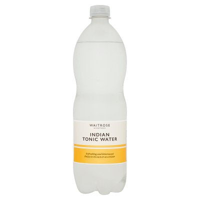Waitrose Indian tonic water 1 litre bottle, UK version