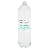 Essential sparkling natural mineral water 2 litre, imported from the UK