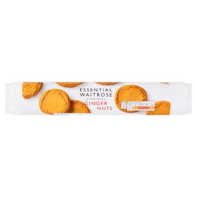 Waitrose Essential Ginger Nuts 300g ginger biscuits (British brand)