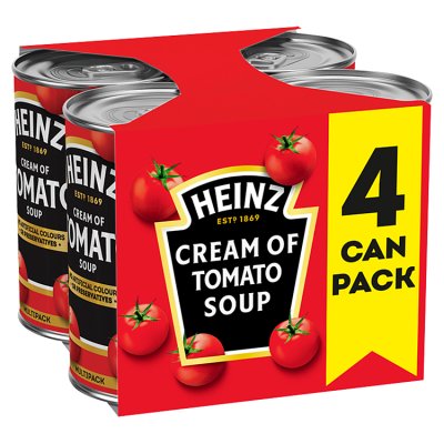 Heinz cream of tomato soup 4x400g - British product