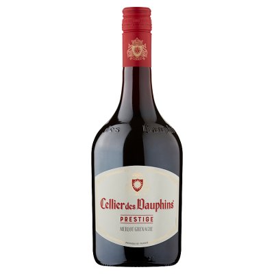 Celliers Des Dauphins Merlot Grenache red wine 75cl, imported from the UK