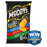 McCoy's Ridge Cut crisps 6x25g multipack, UK version