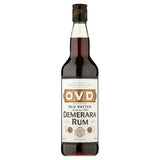 O.V.D. Demerara rum 70cl bottle (British brand)