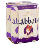 Greene King Abbot Ale 4x500ml cans, imported from the UK