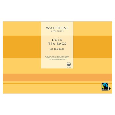 Waitrose Gold tea 240 bags 750g, imported from the UK