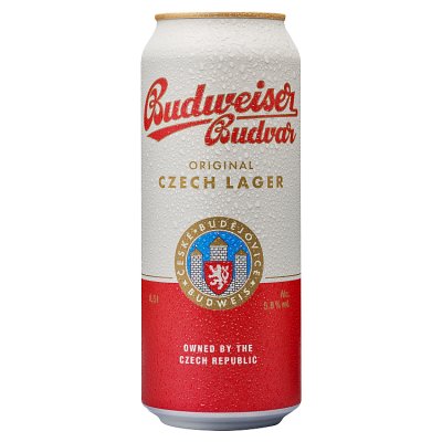 Budweiser Budvar Original Lager 500ml (British brand)