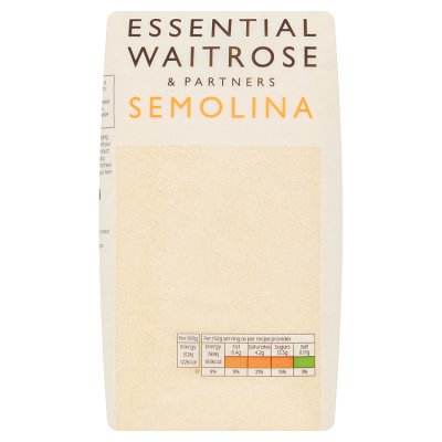 Waitrose Essential Semolina 500g, UK version