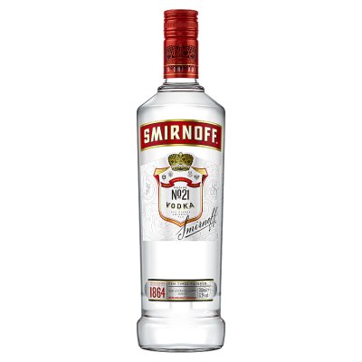 Smirnoff No.21 Vodka Red Label 70cl, UK version