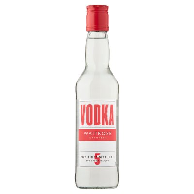 Waitrose grain vodka 35cl, UK version