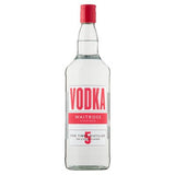 Waitrose grain vodka 1L bottle at 37.5% ABV, UK version