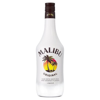 Malibu coconut white rum 70cl, UK version