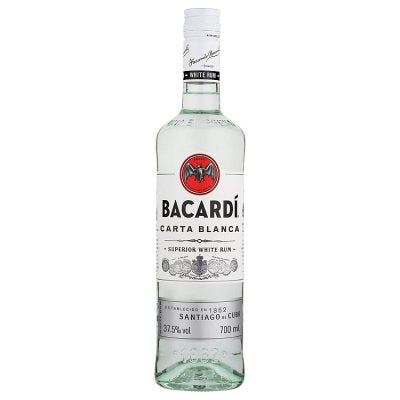 Bacardi Carta Blanca white rum 70cl - British product