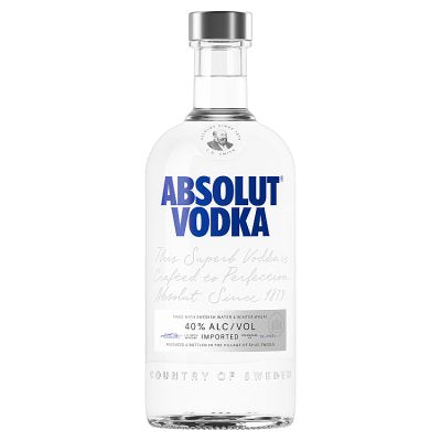 Absolut Blue original Swedish vodka 700ml - British product