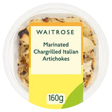 Waitrose marinated chargrilled Italian artichokes 160g, UK version