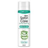 Gillette Satin Care shave gel sensitive 200ml - British product