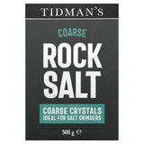 Tidman's coarse natural rock salt 500g, imported from the UK