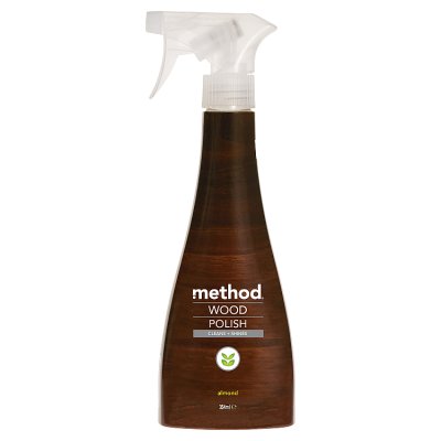 Method wood polish almond scented 354ml, imported from the UK