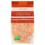 Waitrose chopped dried pitted apricots 250g - British product