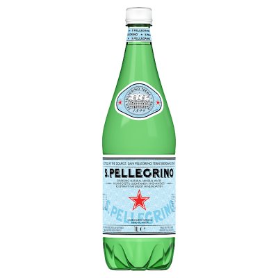 San Pellegrino sparkling mineral water 1L - British product