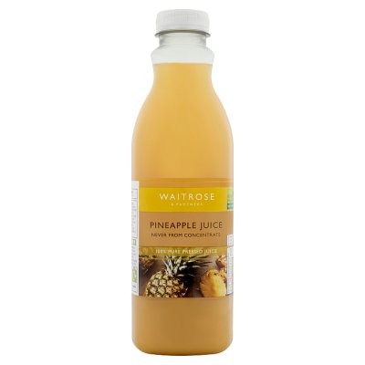 Waitrose pineapple fruit juice 1 litre, imported from the UK