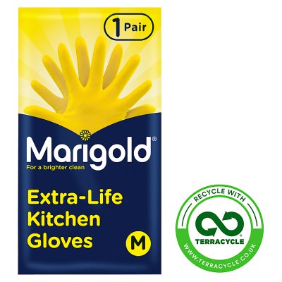 waitrose Marigold Extra Life Kitchen Glove Medium- Buy online at McGrocer