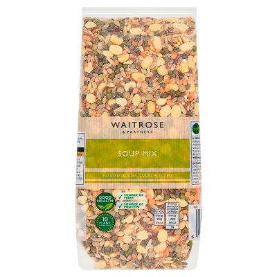 Waitrose soup mix 500g of grains and legumes (British brand)