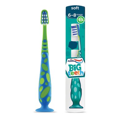 Aquafresh Kids Big Teeth toothbrush for ages 6-8, imported from the UK