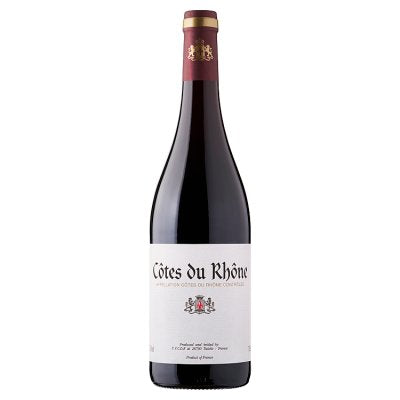Red wine Classic Côtes Du Rhône 75cl bottle (British brand)