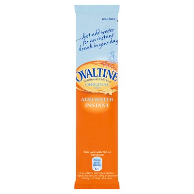 Ovaltine Original Light instant malt drink mix 25g sachet - British product