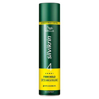 Silvikrin Firm Hold Hairspray 400ml can, imported from the UK