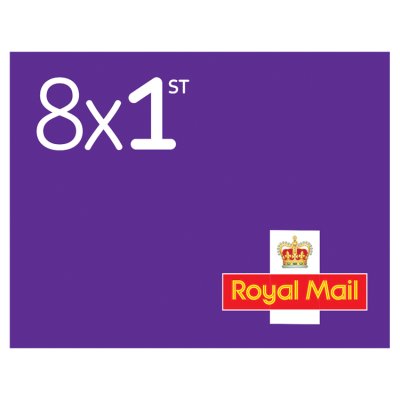 Stamps 1st Class pack of 8 (British brand)
