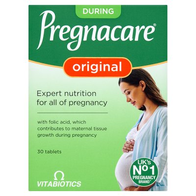 Pregnacare Original Tablets 30s pregnancy supplement (British brand)