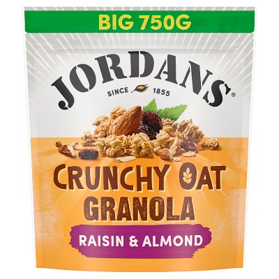 Jordans crunchy oat granola raisin and almond 750g - British product